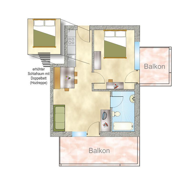 Mountain Living Apartments Сан-Валентіно-Алла-Мута Номер фото